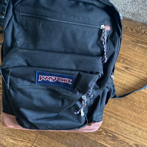 JanSport Right Pack 3 Black Suede Section Backpack - Picture 5 of 10